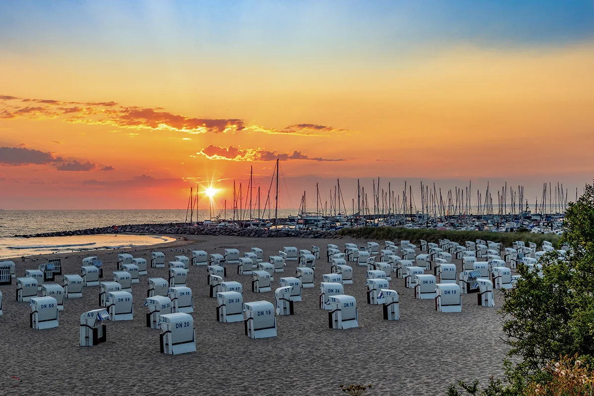 Sonnenuntergang in Kühlungsborn