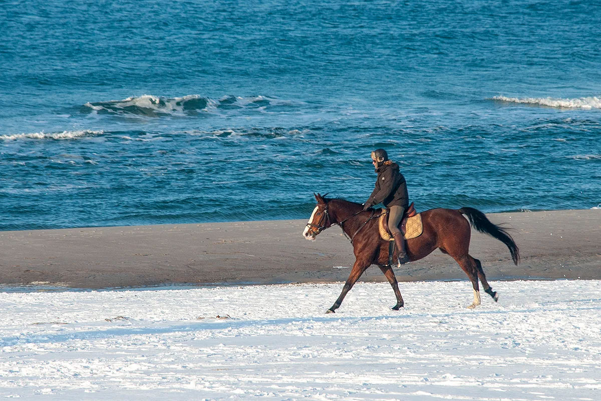 Reiten am Strand